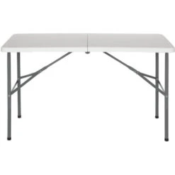 Mesa Plegable 122cm Rectangular Blanca Catering 7house -Mano Mano Ventas 100268266 3