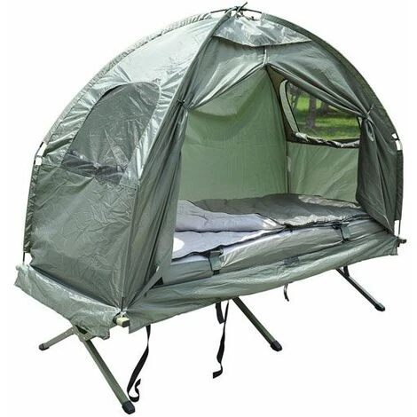 Bc-elec - 578-008 Cama De Campamento Con Tienda De Campaña, Saco De Dormir Y Colchón De Aire 1 Bc-elec - 578-008 Cama De Campamento Con Tienda De Campaña, Saco De Dormir Y Colchón De Aire