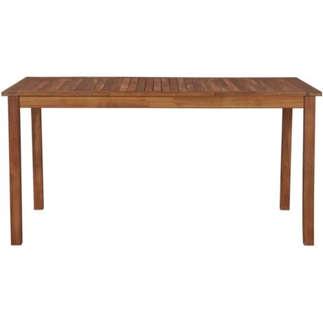 Mesa De Jardín Madera Maciza De Acacia 150x90x74 Cm VidaXL 2 Mesa De Jardín Madera Maciza De Acacia 150x90x74 Cm VidaXL - Imagen 2