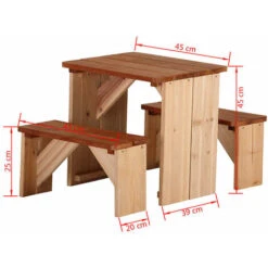 Juego De Muebles De Picnic ZidZed AXI -Mano Mano Ventas 1062751 3