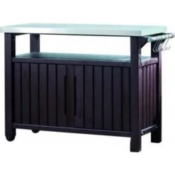 Mueble Para Barbacoa Bbq Wole Steel Top De Resina Keter