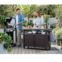 Mueble Para Barbacoa Bbq Wole Steel Top De Resina Keter -Mano Mano Ventas 10979180 3