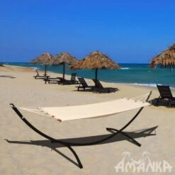 Hamaca De Jardín Con Soporte 300x100cm Tumbona Con Estructura Metálica 7 Hamaca De Jardín Con Soporte 300x100cm Tumbona Con Estructura Metálica -Mano Mano Ventas 11251902 3