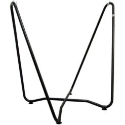 AMANKA Sostén Para Silla Colgante 155cm Soporte Para Hamaca Mecedora En Suspensión Estructura De Acero Negro Para Soportar Un Columpio Peso Máx Soportado 150Kg Para El Interno Y El Externo De La C -Mano Mano Ventas 11252116 3