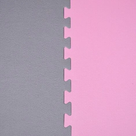 Eyepower Suelo De Gimnasio De EVA Espeso 20mm Esterilla Puzle 90x90cm Incl Marco Para Deporte Ejercicio Extensible Doble Faz Gris Rosa 3 Eyepower Suelo De Gimnasio De EVA Espeso 20mm Esterilla Puzle 90x90cm Incl Marco Para Deporte Ejercicio Extensible Doble Faz Gris Rosa - Imagen 3