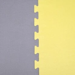 Eyepower Suelo De Gimnasio De EVA Espeso 20mm Esterilla Puzle 90x90cm Incl Marco Para Deporte Ejercicio Extensible Doble Faz Gris Amarillo -Mano Mano Ventas 11252206 3