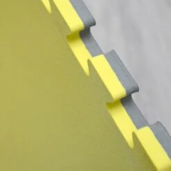 Eyepower Suelo De Gimnasio De EVA Espeso 20mm Esterilla Puzle 90x90cm Incl Marco Para Deporte Ejercicio Extensible Doble Faz Gris Amarillo -Mano Mano Ventas 11252206 4