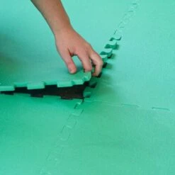 Eyepower Suelo De Gimnasio De EVA Espeso 12mm Esterilla Puzle 90x90cm Extensible Incl Marco Para Deporte Ejercicio Verde -Mano Mano Ventas 11252210 5