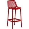 Taburete Para Exterior AIR Rojo