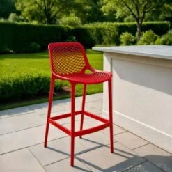 Taburete Para Exterior AIR Rojo -Mano Mano Ventas 11263092 3