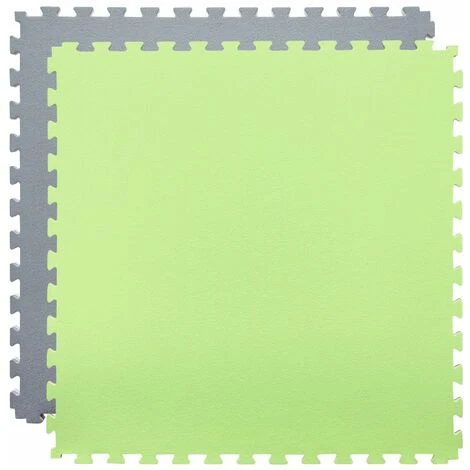 Eyepower Suelo De Gimnasio De EVA Espeso 20mm Esterilla Puzle 90x90cm Incl Marco Para Deporte Ejercicio Extensible Doble Faz Gris Verde 2 Eyepower Suelo De Gimnasio De EVA Espeso 20mm Esterilla Puzle 90x90cm Incl Marco Para Deporte Ejercicio Extensible Doble Faz Gris Verde - Imagen 2