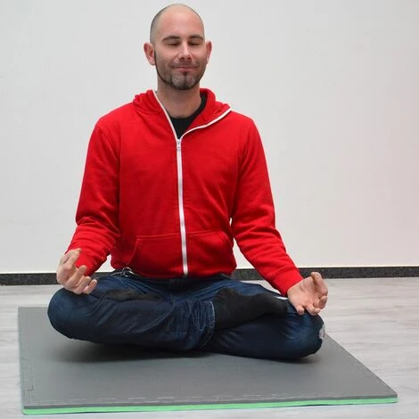 Eyepower Suelo De Gimnasio De EVA Espeso 20mm Esterilla Puzle 90x90cm Incl Marco Para Deporte Ejercicio Extensible Doble Faz Gris Verde 5 Eyepower Suelo De Gimnasio De EVA Espeso 20mm Esterilla Puzle 90x90cm Incl Marco Para Deporte Ejercicio Extensible Doble Faz Gris Verde - Imagen 5