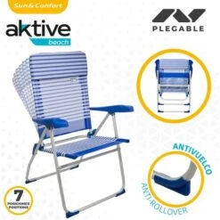 Silla Plegable Aluminio 7 Posiciones Aktive Beach -Mano Mano Ventas 11652811 3