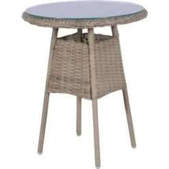 Set Muebles De Jardín 3 Pzas Con Cojines Ratán Sintético Marrón VidaXL -Mano Mano Ventas 11791959 4