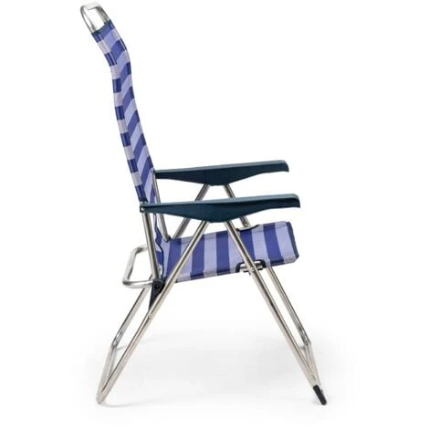 Silla De Playa Plegable Solenny Reclinable 5 Posiciones Con Respaldo Anatómico 67x63x114 Cm 3 Silla De Playa Plegable Solenny Reclinable 5 Posiciones Con Respaldo Anatómico 67x63x114 Cm - Imagen 3