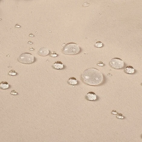 COSTWAY Techo De Repuesto Para Un Columpio Cubierta De Reemplazo Impermeable Techo Solar Para Balancín De Jardín 191 X 132 Cm Color Beige 4 COSTWAY Techo De Repuesto Para Un Columpio Cubierta De Reemplazo Impermeable Techo Solar Para Balancín De Jardín 191 X 132 Cm Color Beige - Imagen 4