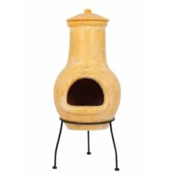 Chimenea Tampico Arcilla Amarilla 31x31x68 Cm RedFire