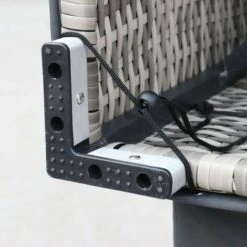 Juego De Fundas Protectoras Color Gris Oscuro Para Muebles De Jardín (modelo Siena / Napoli) - Dos Lonas, Lona Oxford, Poliéster Revestido PA -Mano Mano Ventas 12596300 3