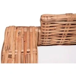 Sofá De 3 Plazas Para Jardín Ratán Natural VidaXL -Mano Mano Ventas 12981095 2