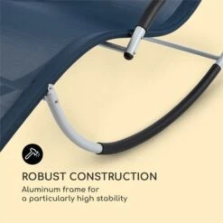 Blumfeldt Westwood Rocking Chair Mecedora Ergonómica Aluminio Azul Oscuro -Mano Mano Ventas 13312675 5