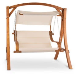 Blumfeldt Maui Hamaca Hollywood 110 Cm 2 Asientos Toldo Poliéster Alerce