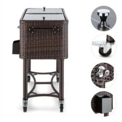 Blumfeldt Springbreak Carro De Bebidas Refrigerado 80l Ratán -Mano Mano Ventas 13312849 3