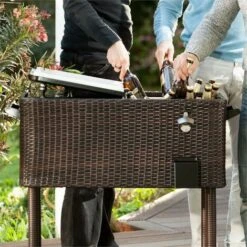 Blumfeldt Springbreak Carro De Bebidas Refrigerado 80l Ratán -Mano Mano Ventas 13312849 4