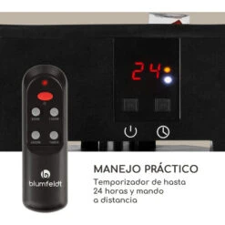 Blumfeldt Heat Guru Estufa De Pie 2000W 3 Niveles De Calor Mando A Distancia Plateado -Mano Mano Ventas 13313101 5