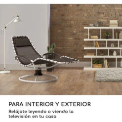 Blumfeldt The Chiller Tumbona Oscilante 77x85x173cm 360 Comfort ComfortMesh Negra -Mano Mano Ventas 13313150 5