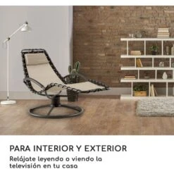 Blumfeldt The Chiller Tumbona Oscilante 77x85x173cm 360 360 Comfort ComfortMesh Beige -Mano Mano Ventas 13313151 5 1