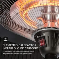 Blumfeldt Venice Heat Stand Calefactor De Infrarrojos 1000/2000W Carbono IP34 -Mano Mano Ventas 13313206 4