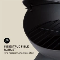 Blumfeldt Knight On Fire Chimenea De Jardín Acero Inoxidable Negro -Mano Mano Ventas 13313244 3