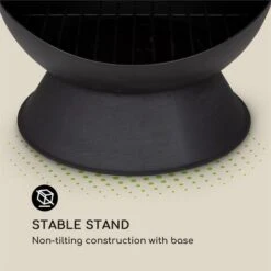 Blumfeldt Knight On Fire Chimenea De Jardín Acero Inoxidable Negro -Mano Mano Ventas 13313244 5