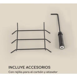 Blumfeldt Volantis Cupric Chimenea De Jardín Acero Inoxidable Negro -Mano Mano Ventas 13313245 5