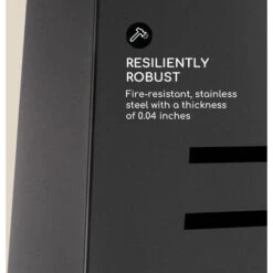 Blumfeldt Monument Chimenea De Jardín Acero Inoxidable Almacenamiento Para Troncos Negro -Mano Mano Ventas 13313247 4