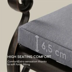 Blumfeldt Pozzilli CU Acolchado Para Banco ComfortExtra Resistente Al Agua Gris -Mano Mano Ventas 13313382 5