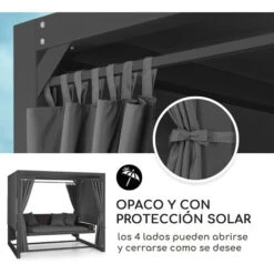 Blumfeldt Eremitage Columpio De Lujo 236 X 210 X 180 Cm Toldo Cortinas 8 Blumfeldt Eremitage Columpio De Lujo 236 X 210 X 180 Cm Toldo Cortinas -Mano Mano Ventas 13383963 4