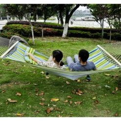 OUTSUNNY Hamaca Doble Colgante De Jardín Hamaca Ecológico Para Camping Con Almohada 7 OUTSUNNY Hamaca Doble Colgante De Jardín Hamaca Ecológico Para Camping Con Almohada -Mano Mano Ventas 13442916 3