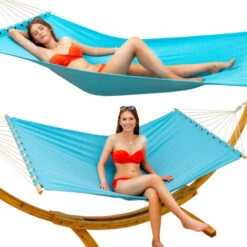 Hamaca Terraza Con Soporte - 325cm Soporte Hamaca Madera Exterior Hamaca Jardin -Mano Mano Ventas 14375481 4