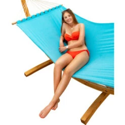 Hamaca Terraza Con Soporte - 325cm Soporte Hamaca Madera Exterior Hamaca Jardin -Mano Mano Ventas 14375481 5