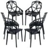 Ofertas En Packs - Pack 6 Sillas Omega - Negro