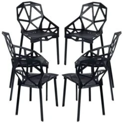 Ofertas En Packs - Pack 6 Sillas Omega - Negro