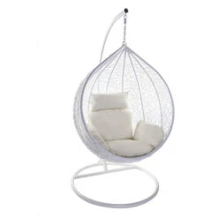 Sillón Suspendido Huevo Resina Blanco MOJO 7 Sillón Suspendido Huevo Resina Blanco MOJO -Mano Mano Ventas 15074108 3