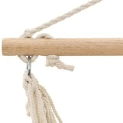 Columpio/Hamaca Grande De Tela Blanco Crema VidaXL -Mano Mano Ventas 1584009 3