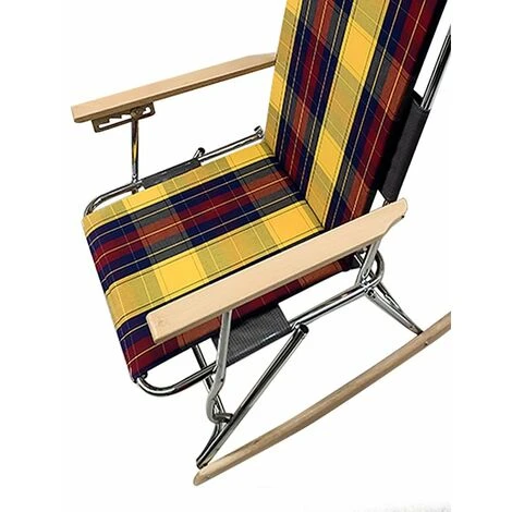 Mecedora Acero Multiposiciones Acolchada 2 Mecedora Acero Multiposiciones Acolchada - Imagen 2