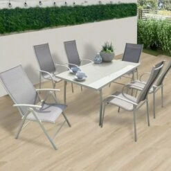 Mesa Varadero De Acero Beige 160x90x72cm -Mano Mano Ventas 16600393 3