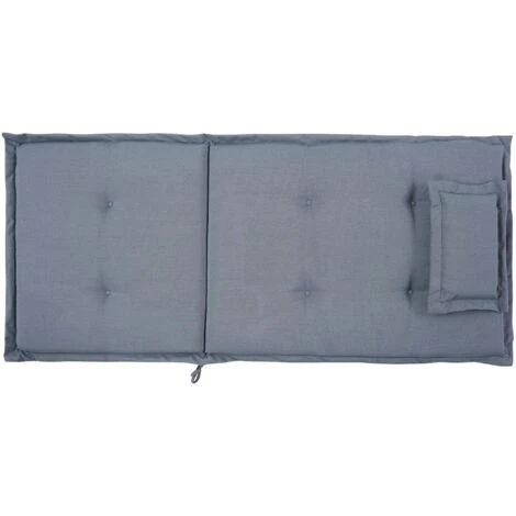 Conjunto De 2 Cojines Para Silla De Jardín Azul Asiento Respaldo Comodidad Descanso Toscana/Java 4 Conjunto De 2 Cojines Para Silla De Jardín Azul Asiento Respaldo Comodidad Descanso Toscana/Java - Imagen 4