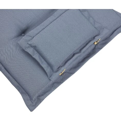 Conjunto De 2 Cojines Para Silla De Jardín Azul Asiento Respaldo Comodidad Descanso Toscana/Java 5 Conjunto De 2 Cojines Para Silla De Jardín Azul Asiento Respaldo Comodidad Descanso Toscana/Java - Imagen 5