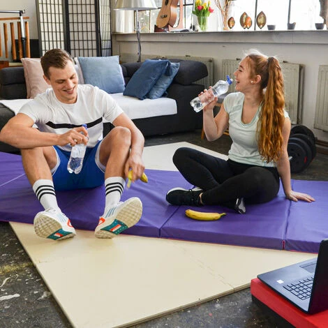 Colchoneta De Deporte Blanda 3001005cm Rosa/berenjena 2 Colchoneta De Deporte Blanda 3001005cm Rosa/berenjena - Imagen 2