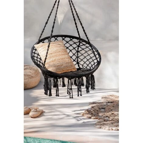 Sillón Colgante De Jardín Bahli SKLUM Negro 2 Sillón Colgante De Jardín Bahli SKLUM Negro - Imagen 2